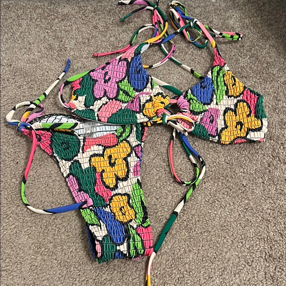 SHEIN Floral Multicolor Bikini
